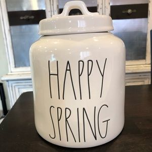 Happy spring canister
